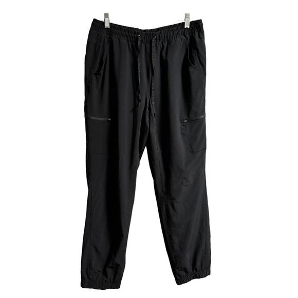 EDDIE BAUER Polar Fleece Lined Drawstring Pants in Black SZ 10 - Picture 3 of 12